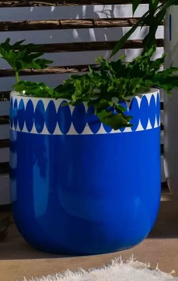 Greek Blue Pot 0