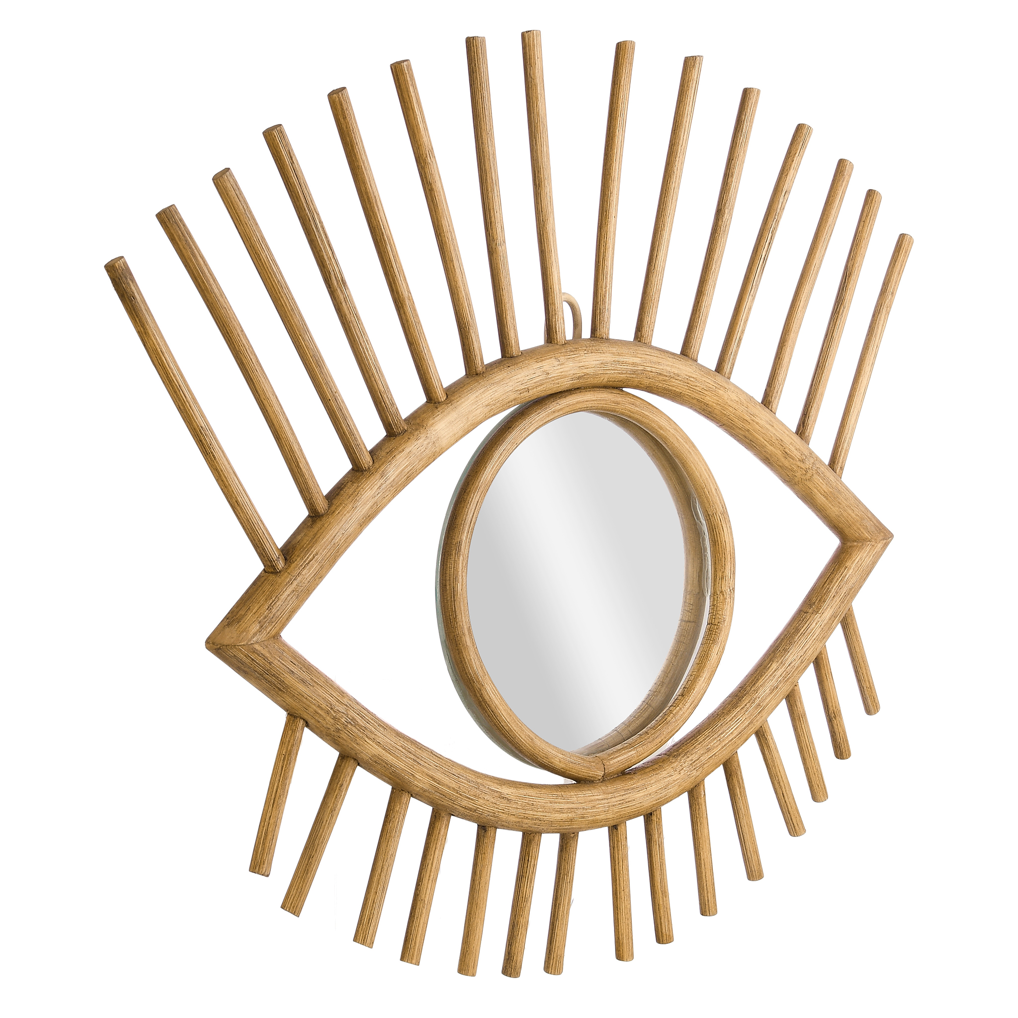 Ojo Bamboo Eye Wall Mirror - Natural Elegance 2