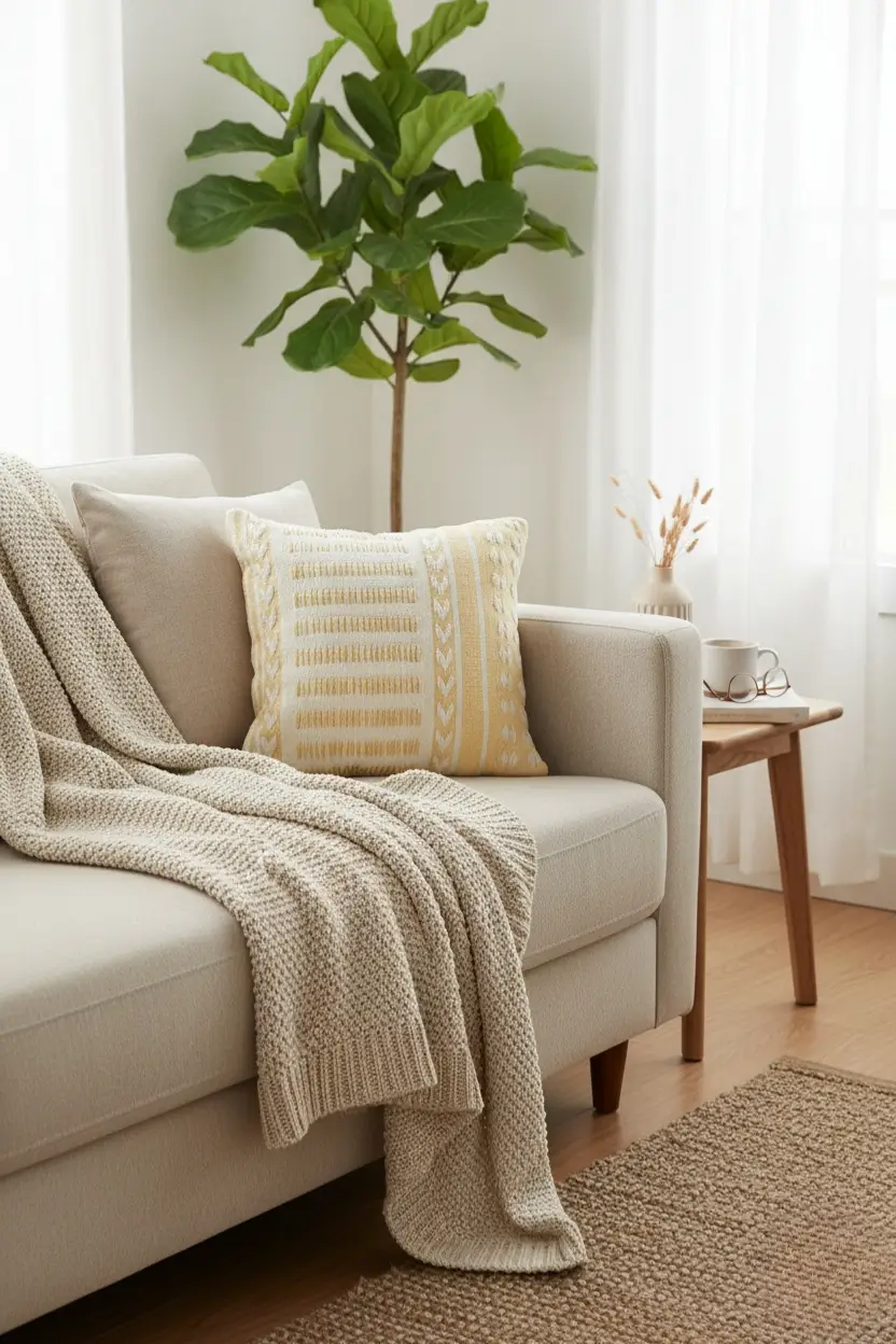 Poppy Embroidered Handmade Cushion 1