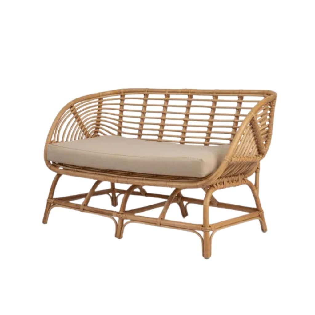 Bali Bamboo 2 Seater Outdoor Sofa 0