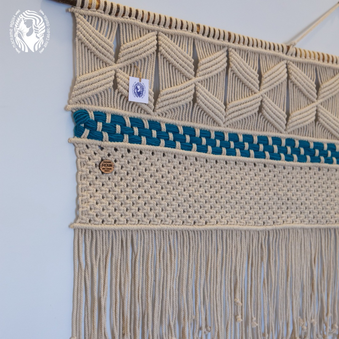 A Weaving Turquoise Wall Hanging 2