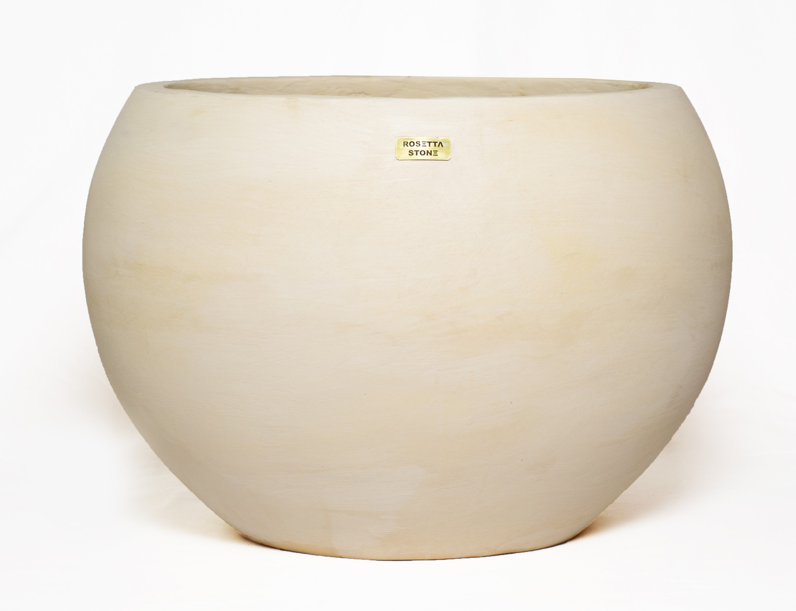 Tut Round Concrete Planter - Bold Color Pot with Sculptural Design 0