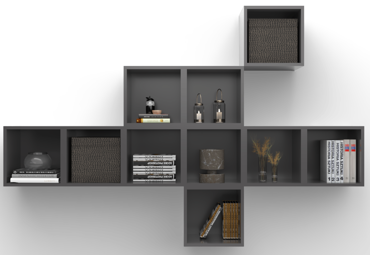 Cube wall unit 1