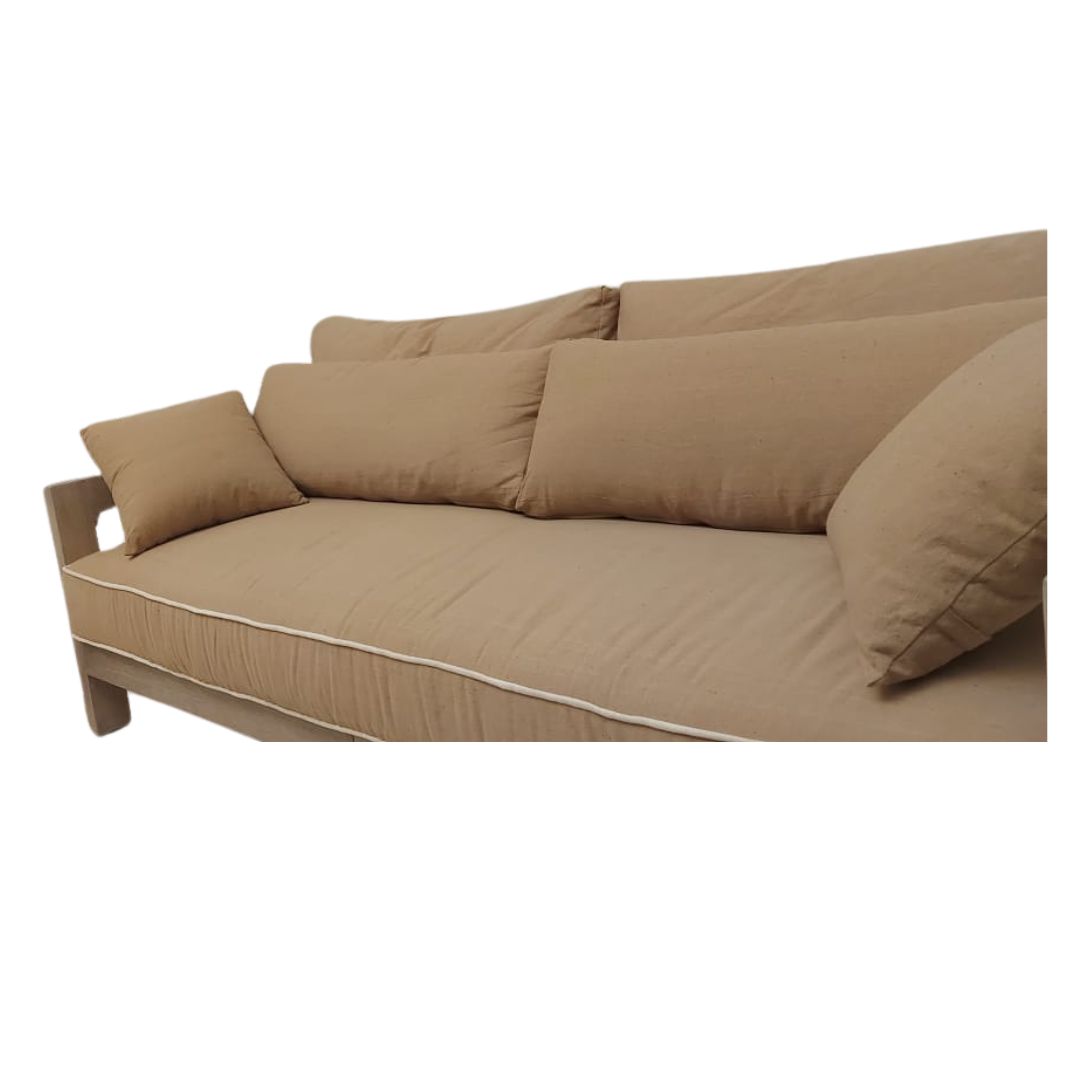 Daybed Sofa I In Pine Wood With Plush Upholstery 2