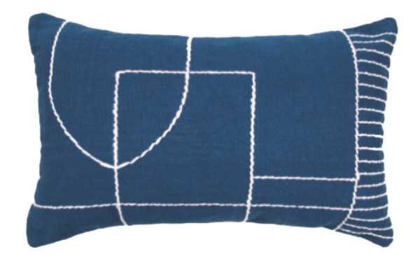 Blue Temple Cushion 0