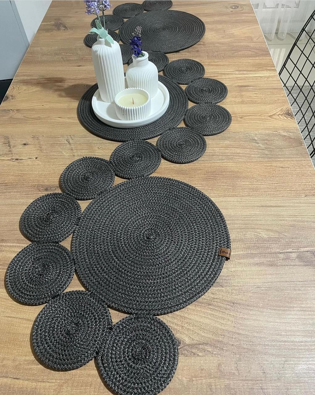 Handmade Woven Table Runner 110cm 0