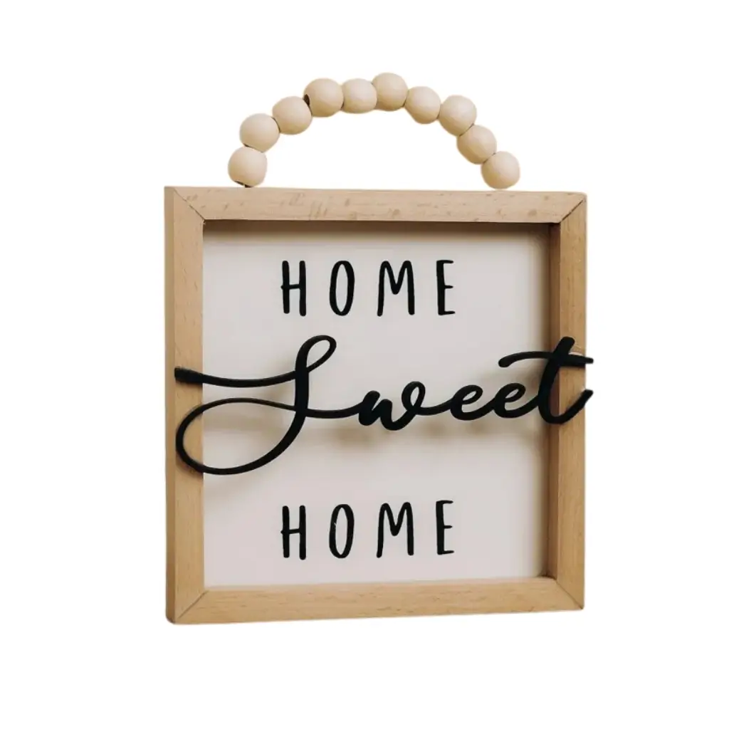 Home Sweet Home Beaded Frame 0