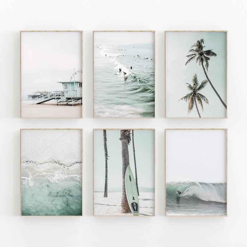 Beach Prints Set of 6 0