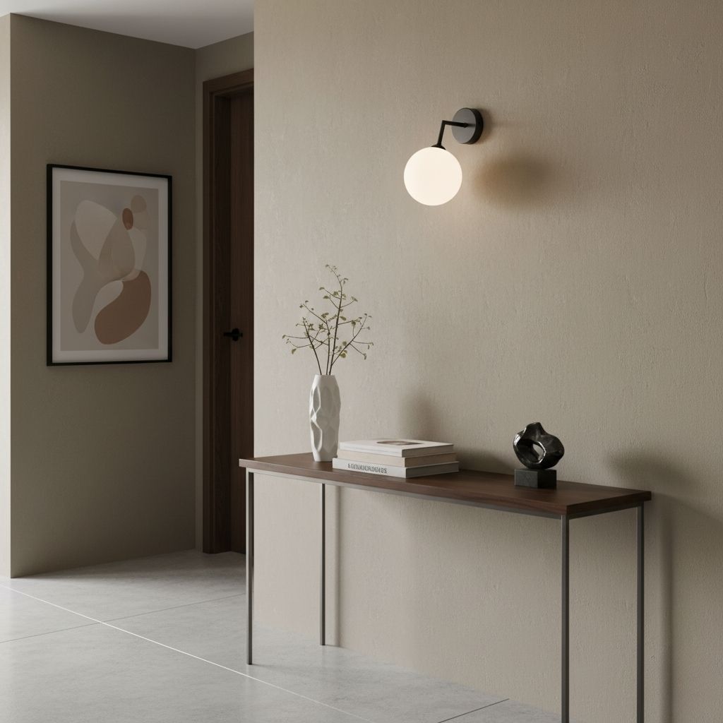 Black & White Minimalist Wall Lamp wall m-2 1