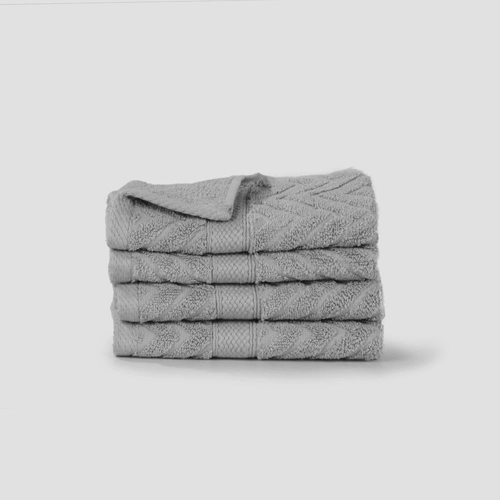 Plaza Hand Towel (Set of 4) - Grey 0