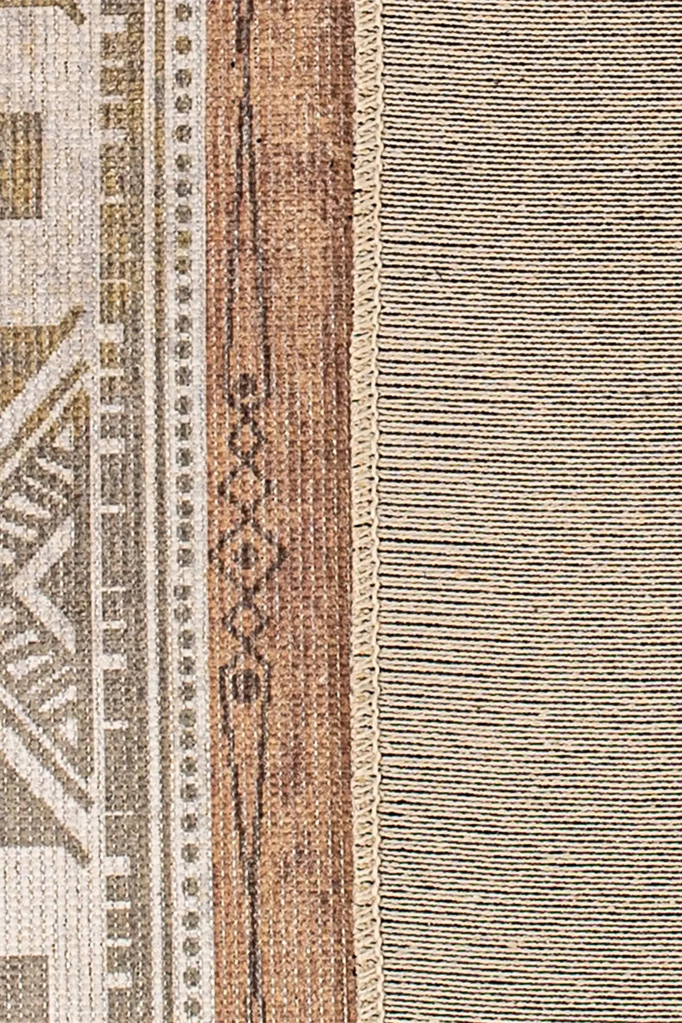 Badawi Digital Woven Rug in Neutral Colors 2
