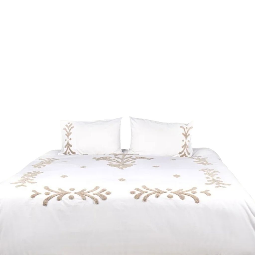 Lotus Tufted  Duvet Set 0
