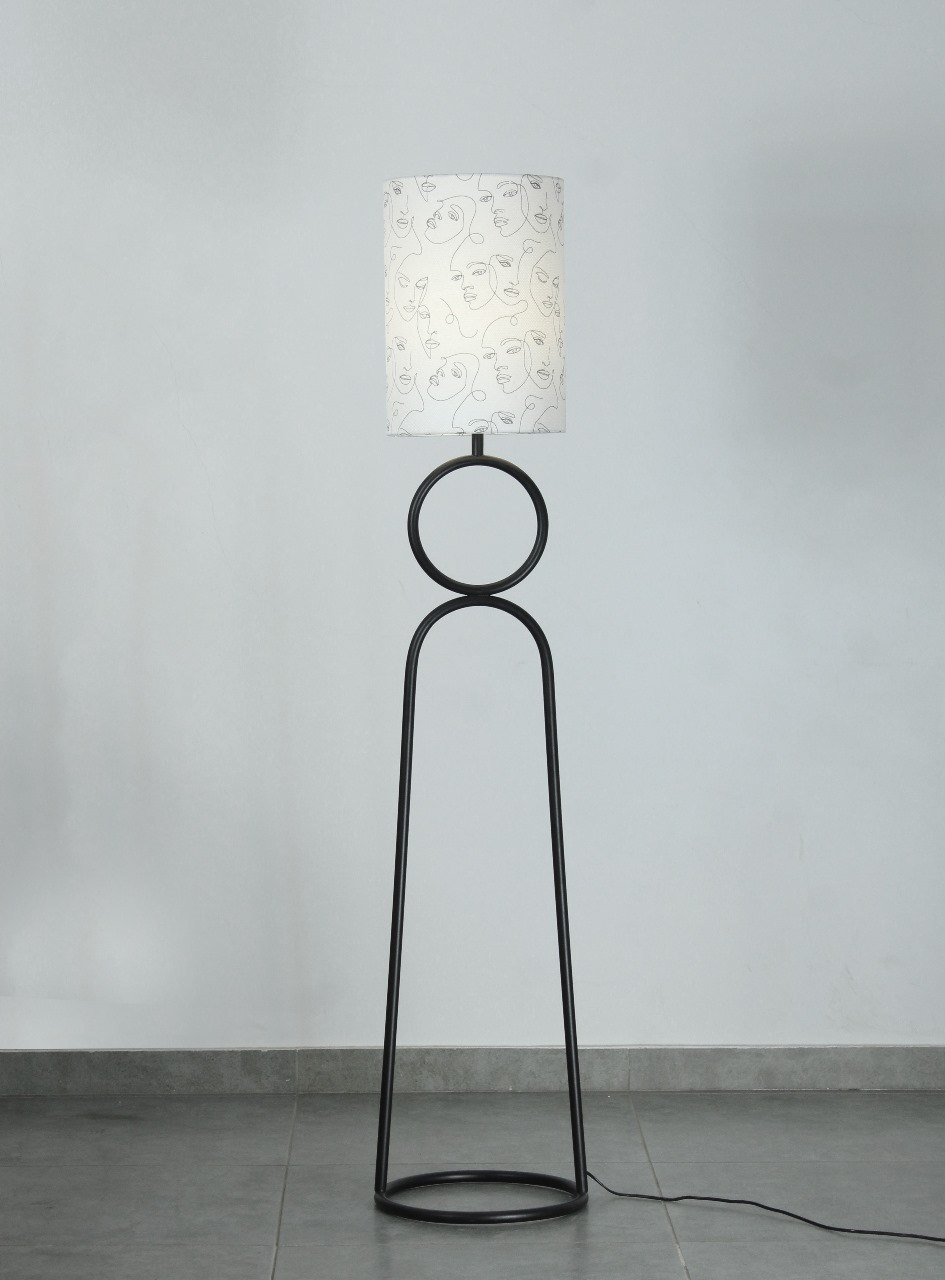Sana Floor Lamp - Black& White YL-FL-721N-1L 1