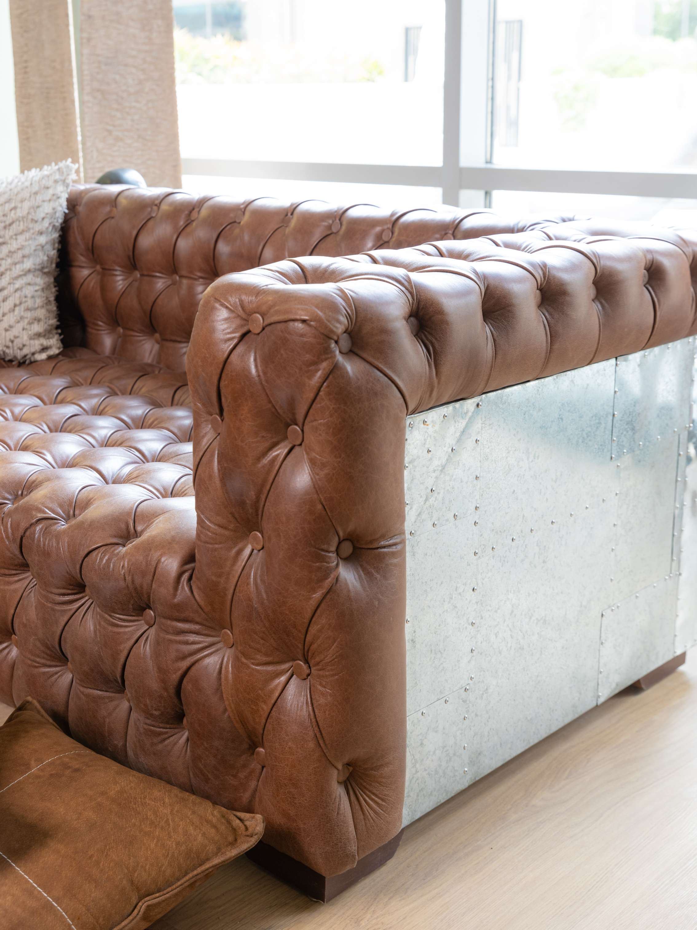 Sumrah Leather Couch 3