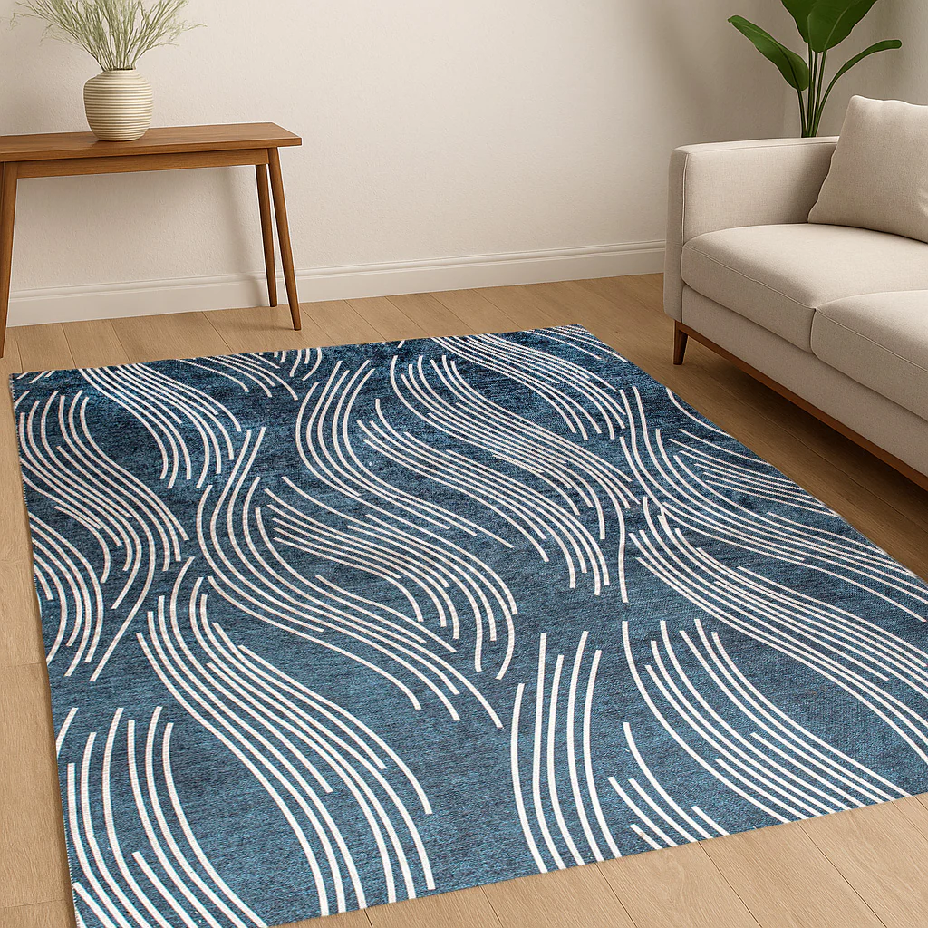 Art Woven Digital Woven Rug – Fluid Design for Everyday Luxury 6