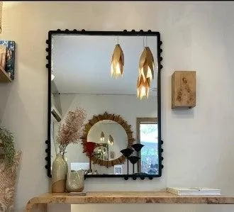 B&B Mirror - Rectangular Black Frame 1