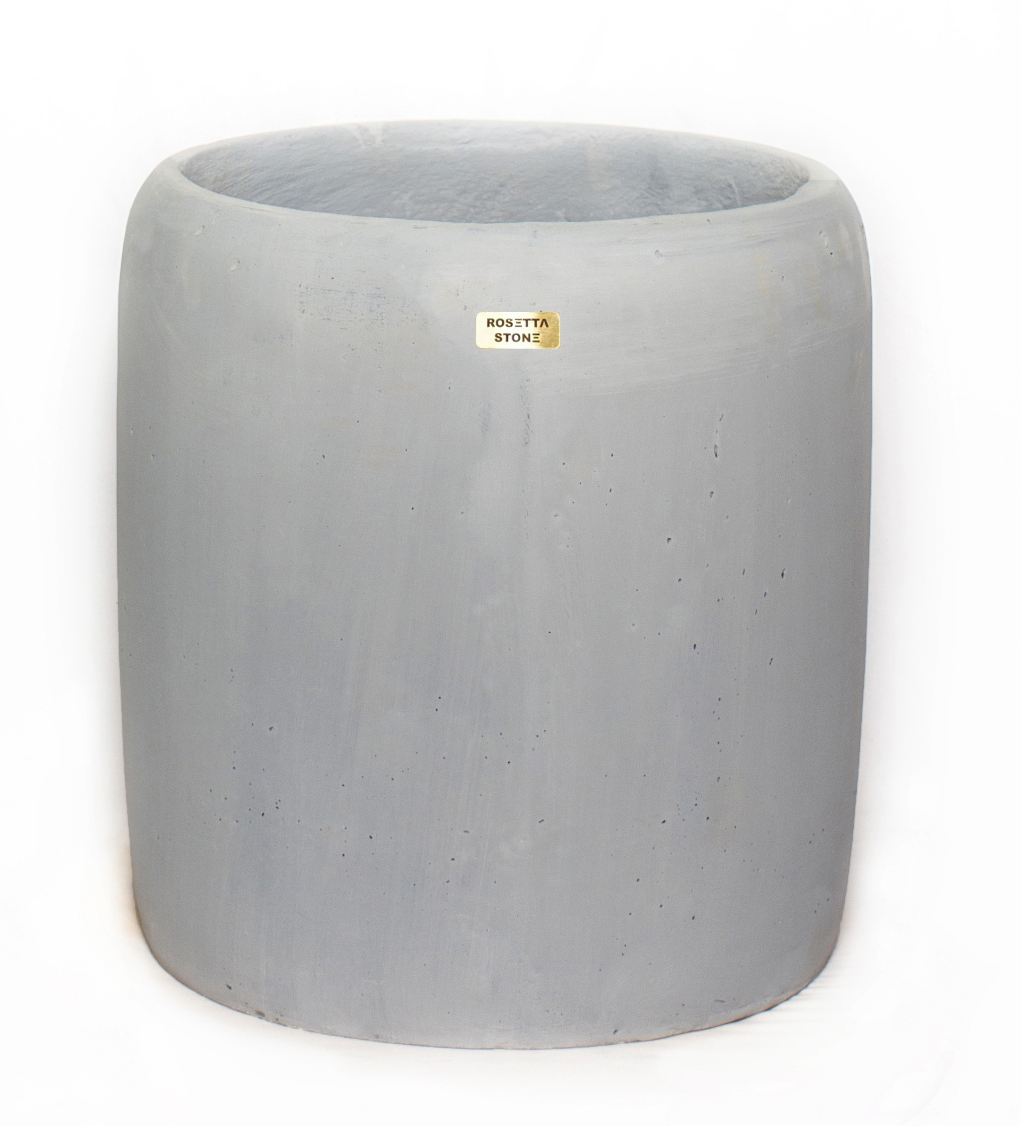 Cleo Medium Pot, round and barrel like, excellent for indoor or outdoor 2