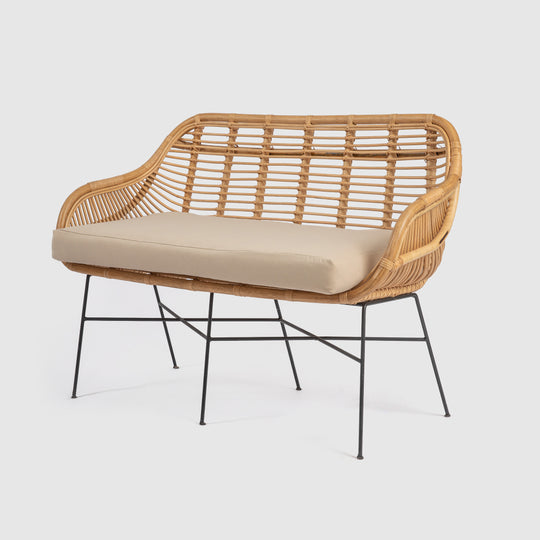 Lanta Bamboo 2 Seater Outdoor Sofa 0