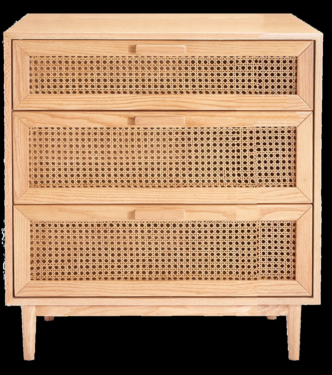 Sidra Cane Chest of Drawers With 3 Spacious Drawers 0