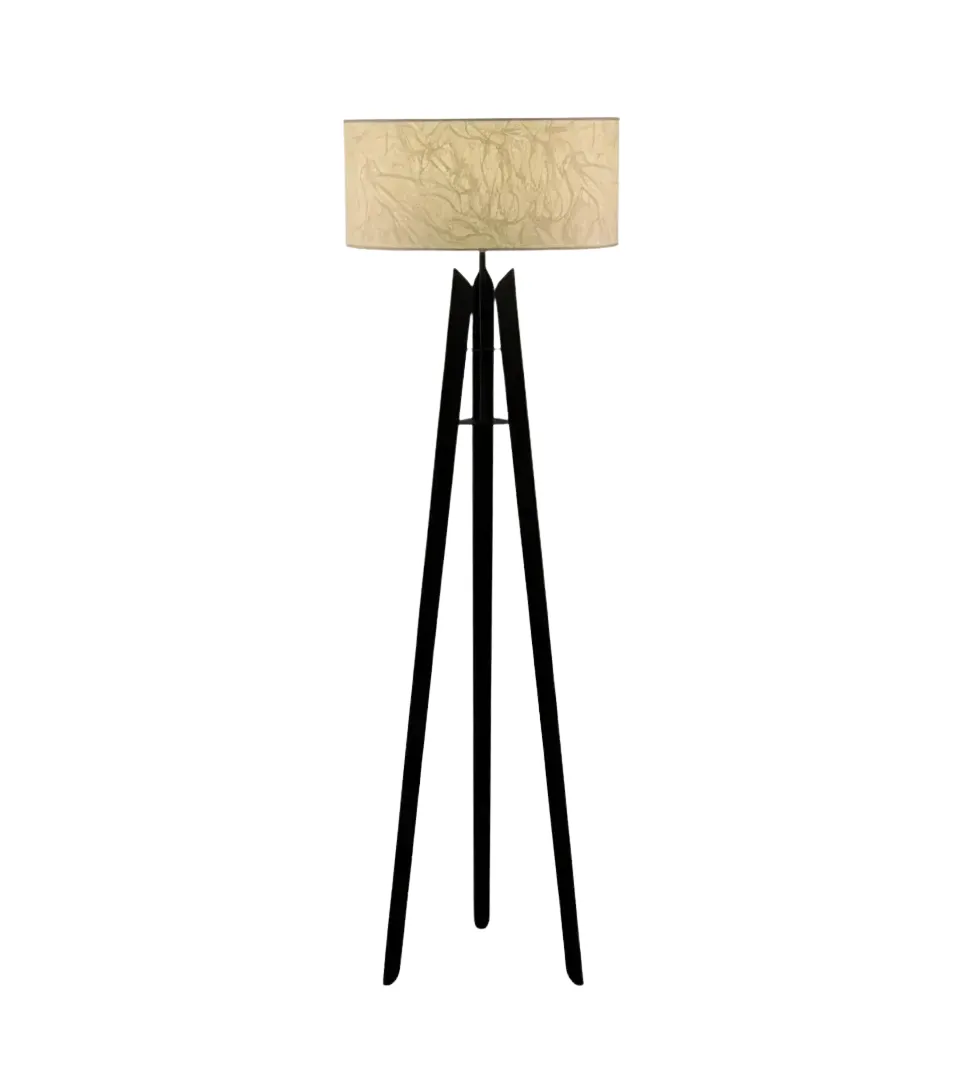 Black Tripod Stand Lamp 0