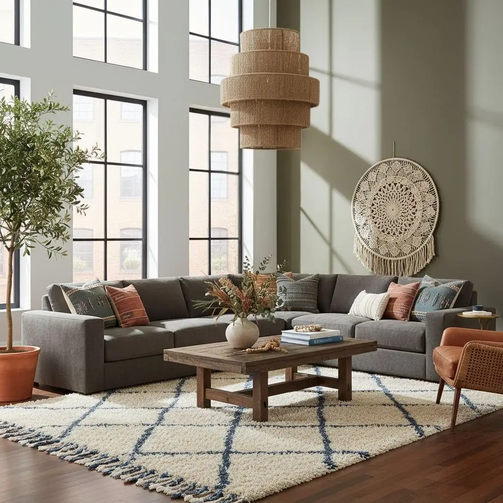 Boho Ceiling Lamp kh003 1