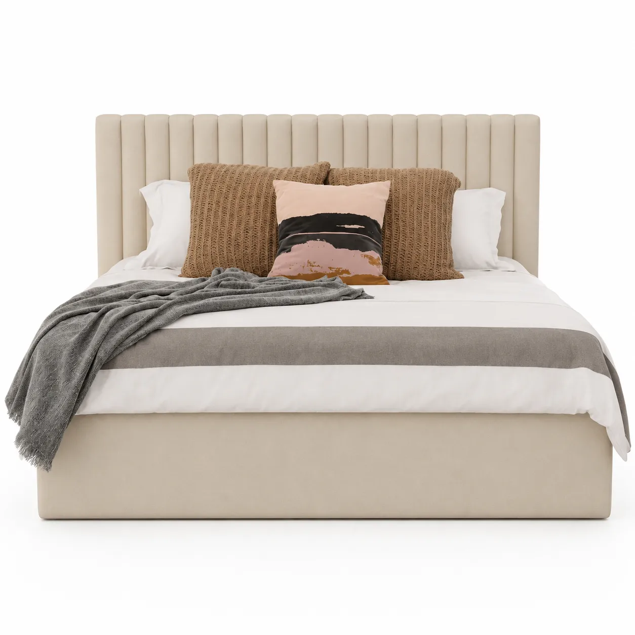 Serenity Bed Fully Upholstered 120cm image