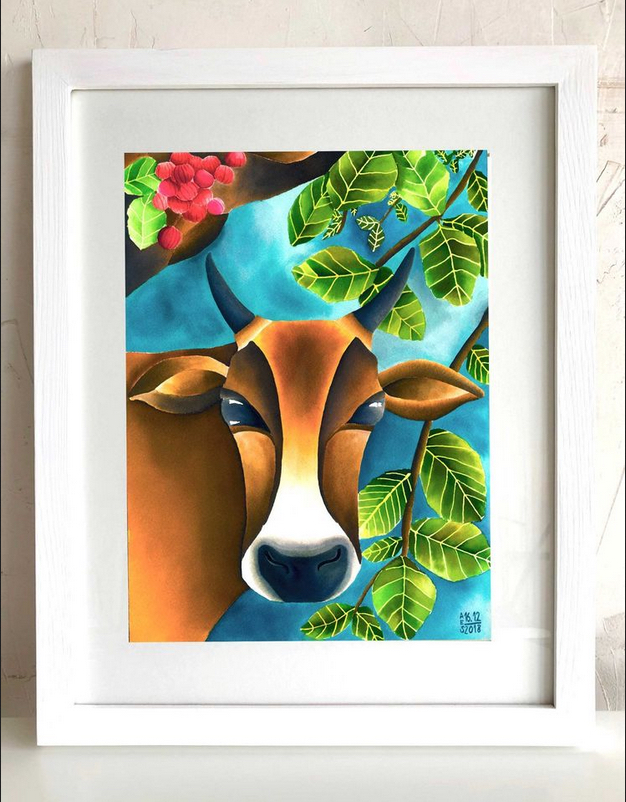 Hathore & Sycamore Tree Framed Fine Art Giclée Print 0