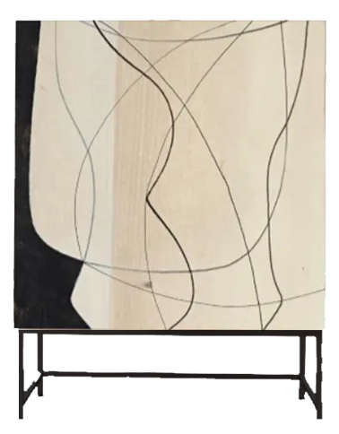 Dali Bar Cabinet - Stylish Free Brush Design 0