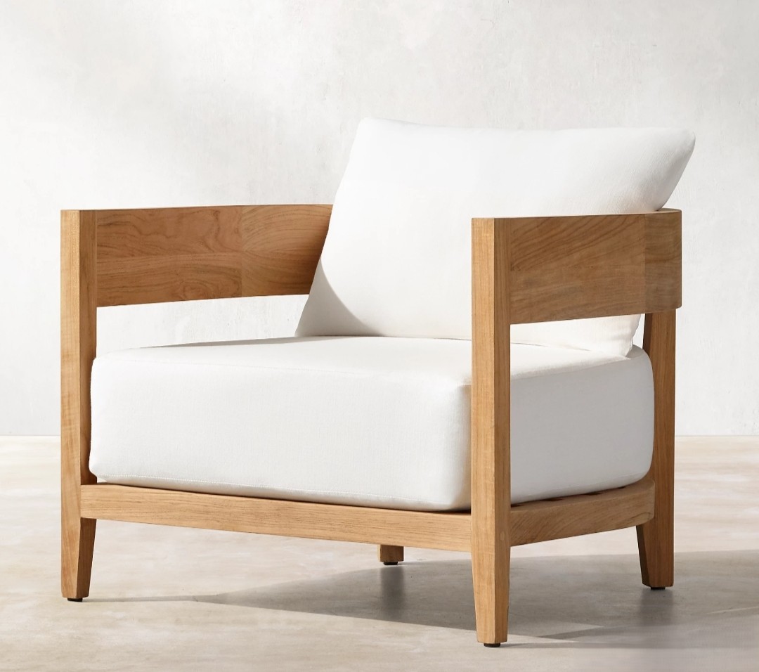 Curve chair With Swedish Wood And Waterproof Upholstery 0