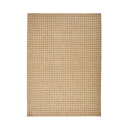 Checkered Beige Rug image