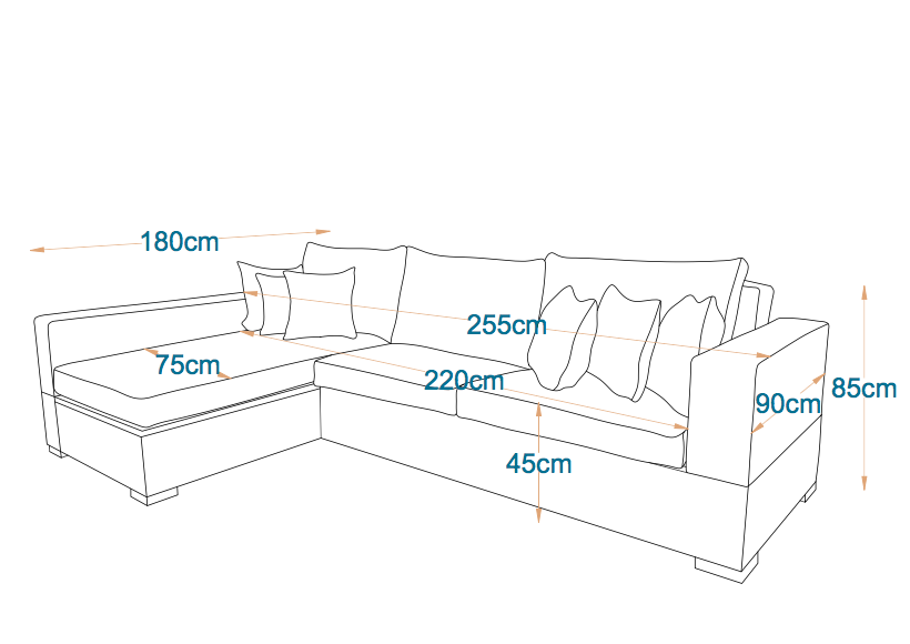 Valencia Corner Sofa Bed - Chaise Lounge With Storage 4