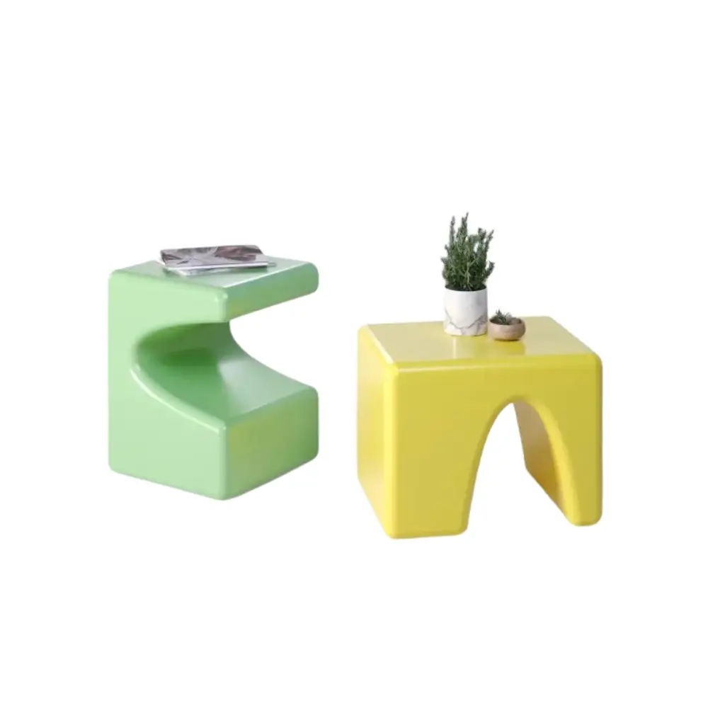 Soa Side Table – Modern Fiberglass Design 0