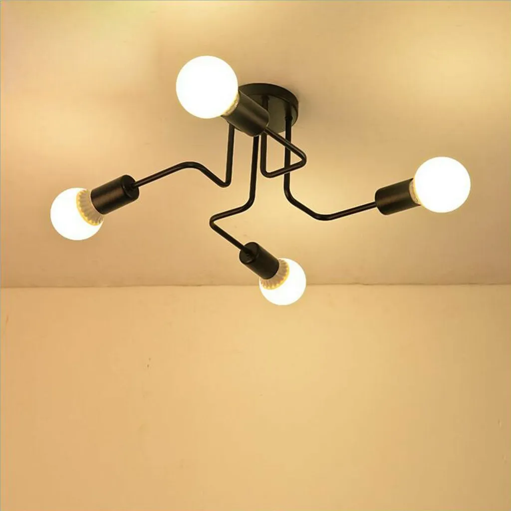 Evie Ceiling Lamp - Black & Gold - YLS.YL567-3B 1