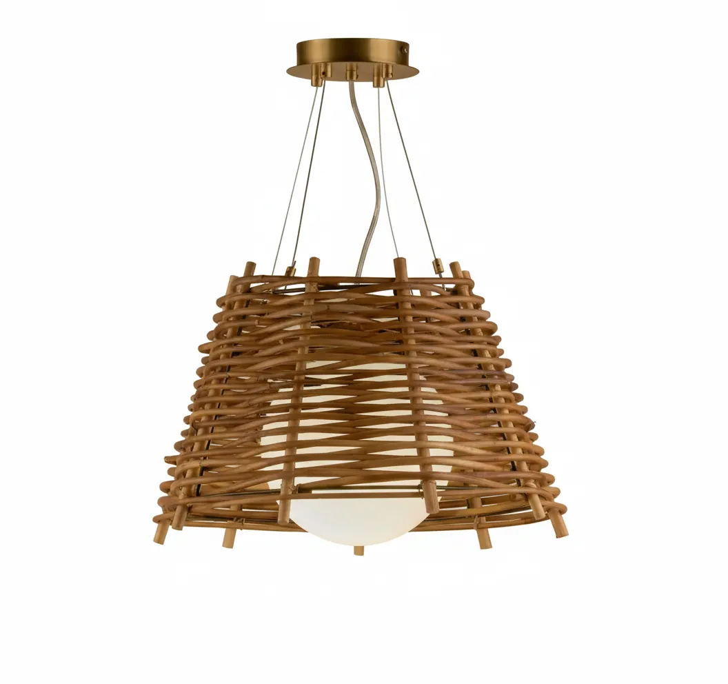 Lucca Bamboo Ceiling Lighting 0