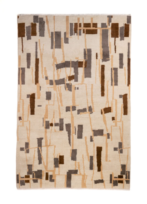 Dark Shards Hand-knotted Carpet 0