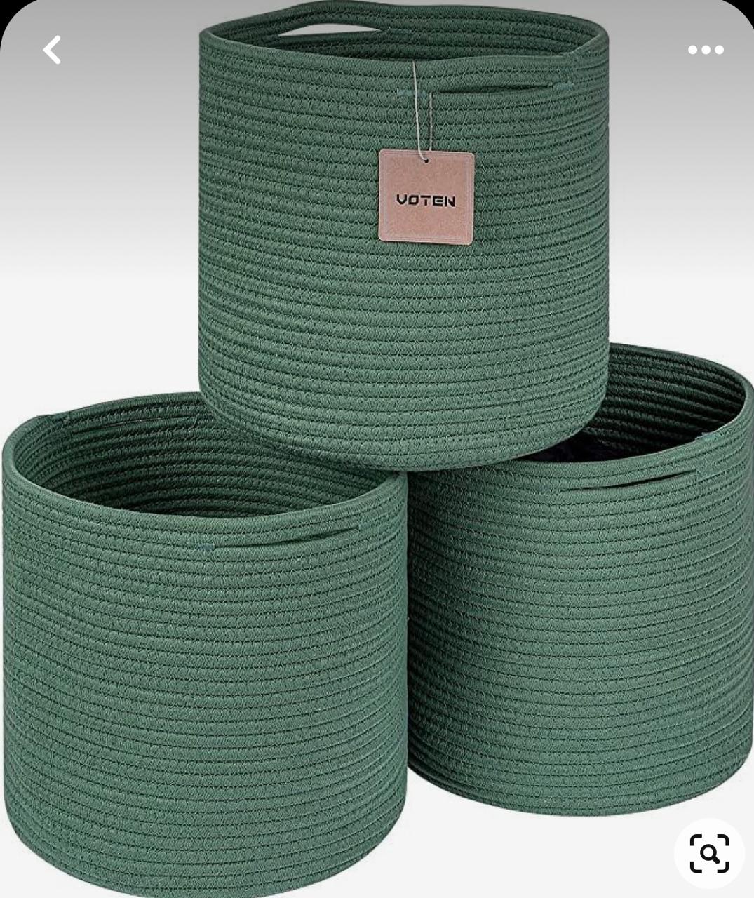 Handmade Woven Storage Basket 0