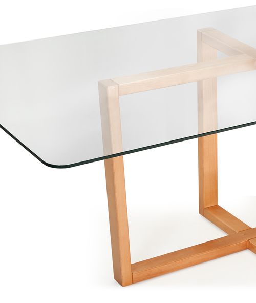 Overlap Glass Dining Table 2