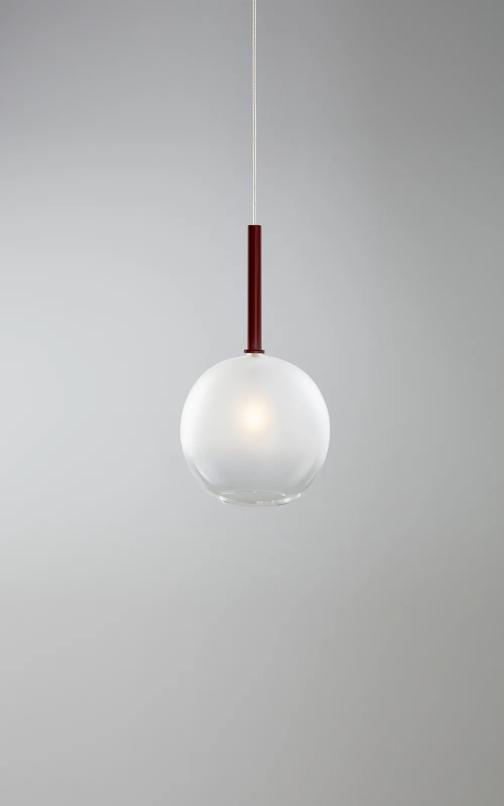Blow Frosted Suspension - Sparkle - Small - Burgundy 0