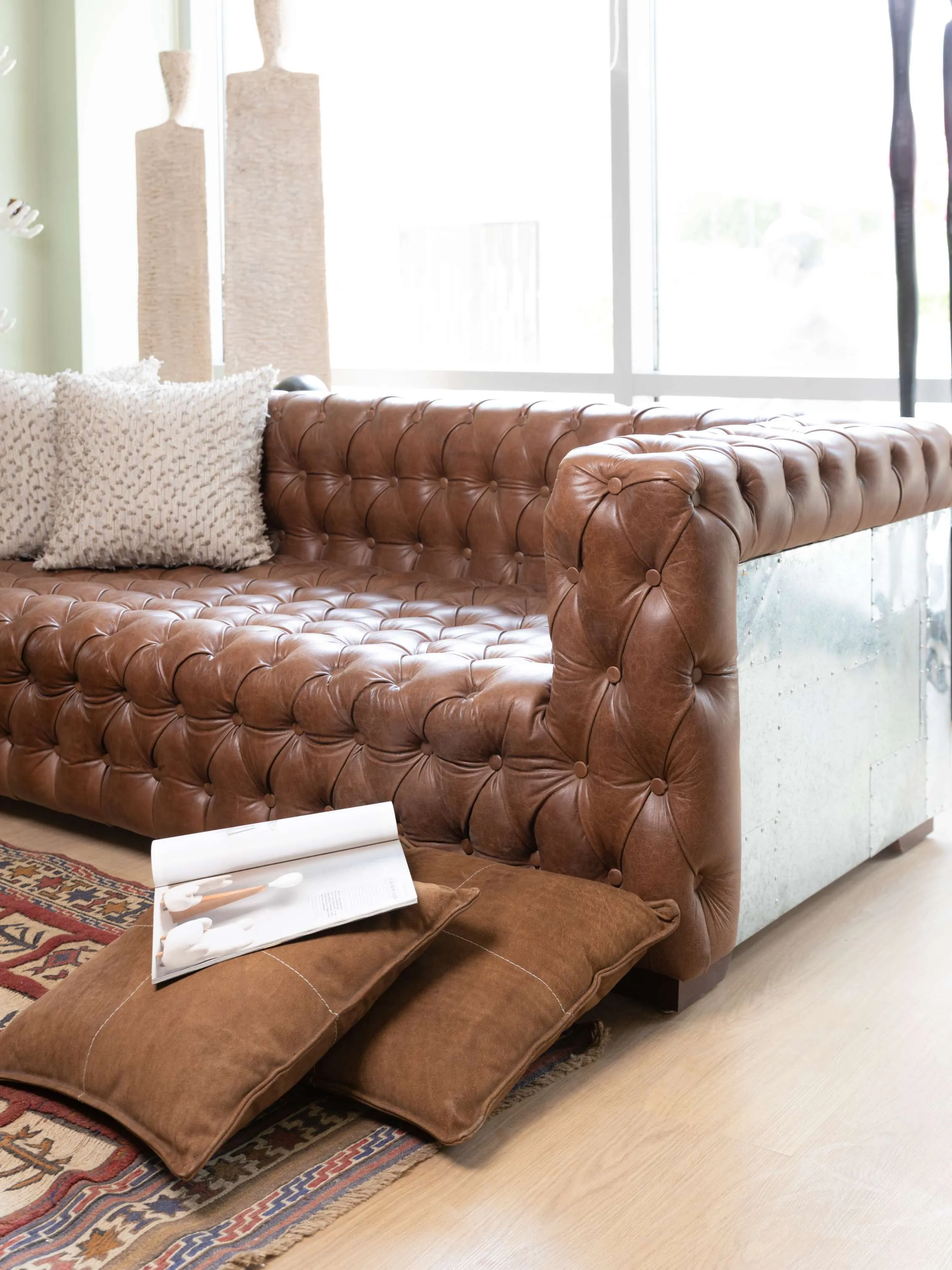 Sumrah Leather Couch 4