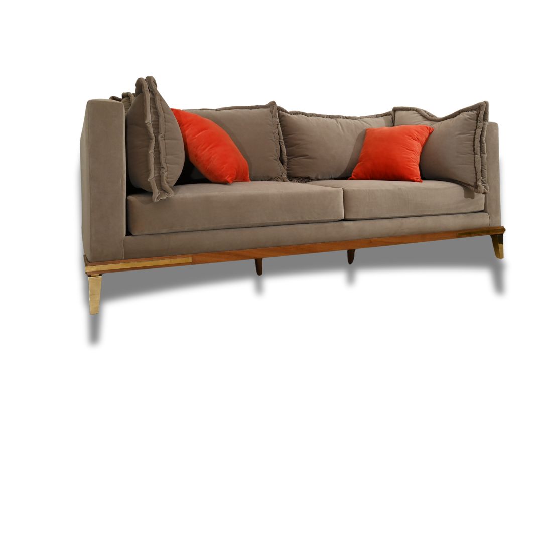 Luxurious Sofa I - Massive Beech Wood - Premium Fabric 4