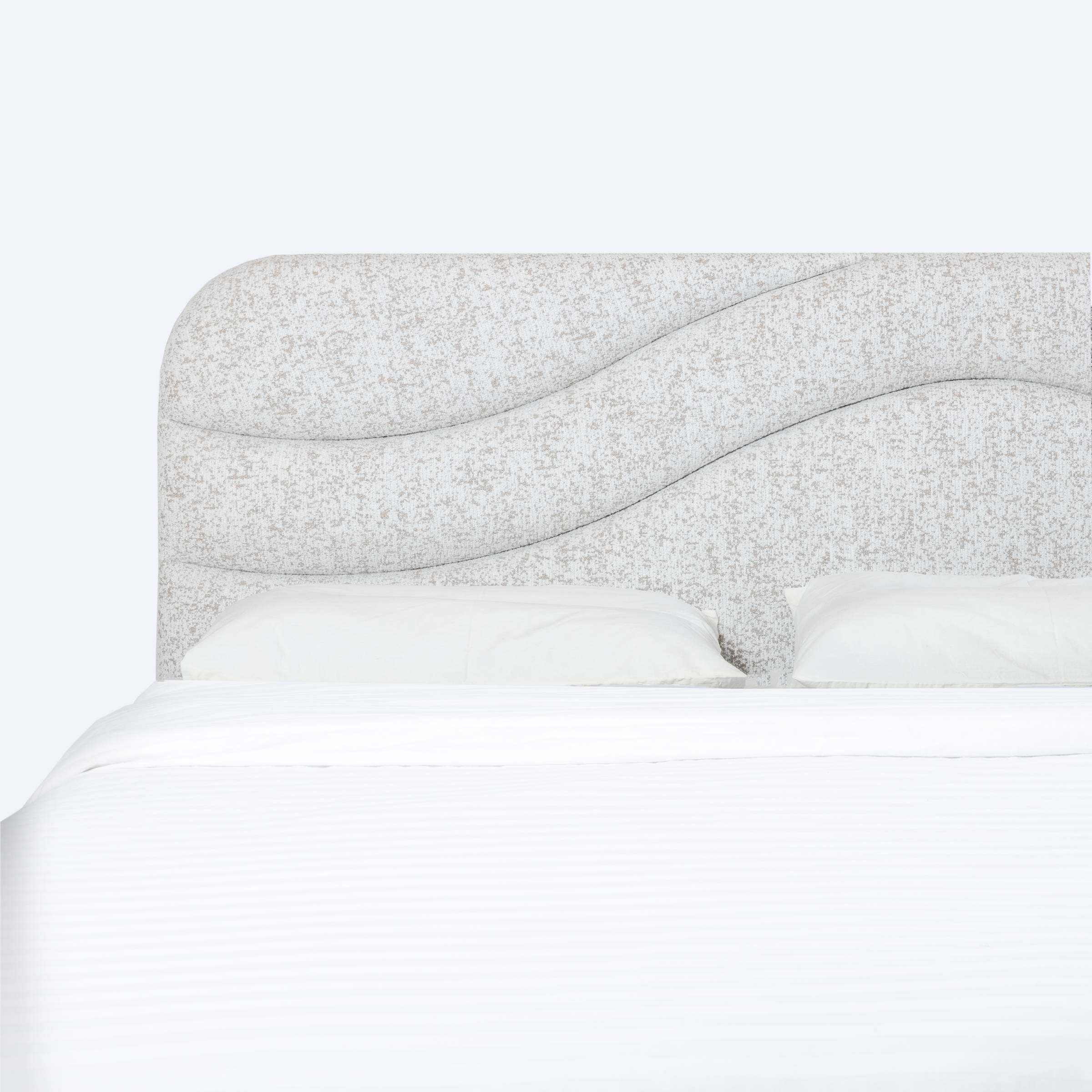 Moga Bed Beech Wood Fully Upholstered 1