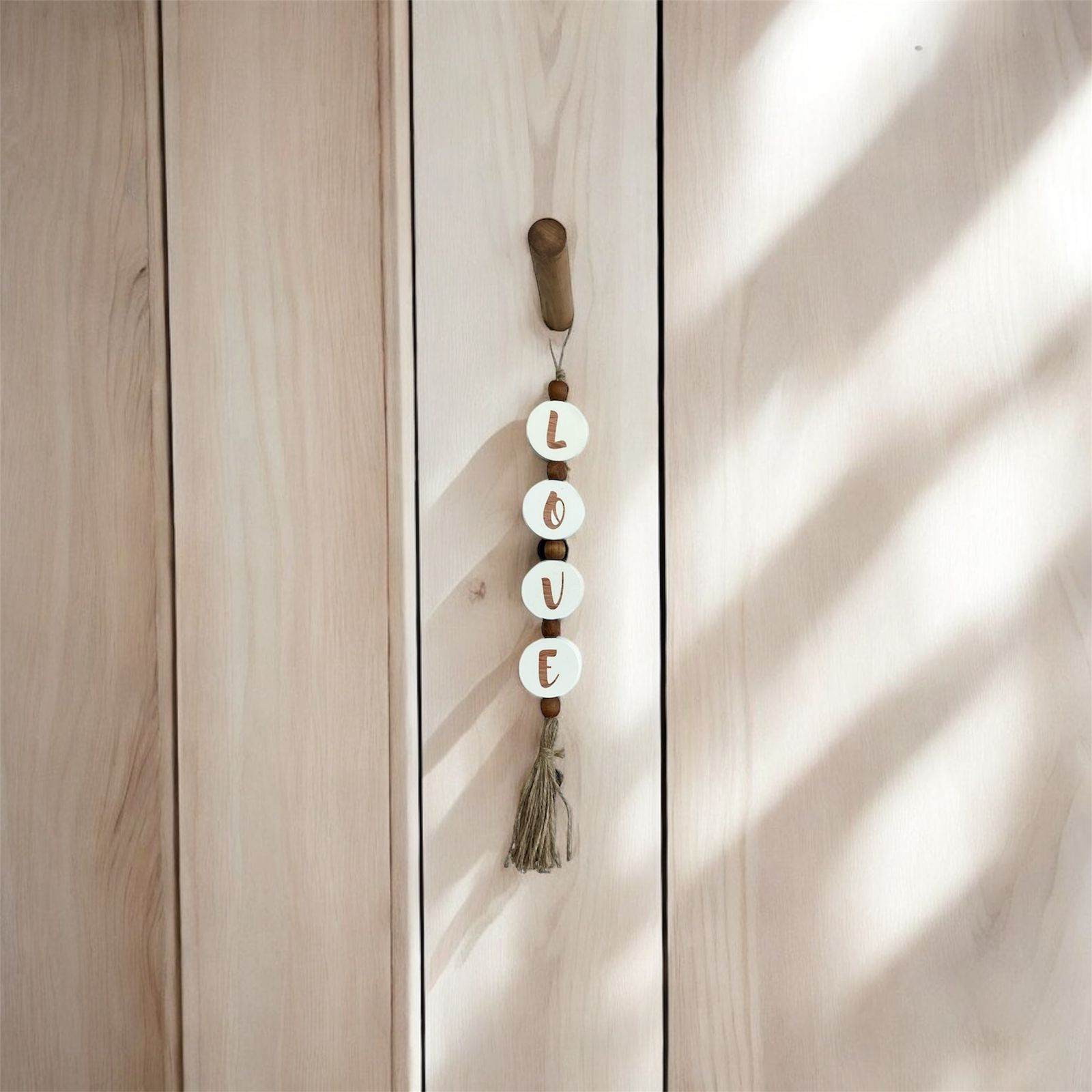 Love Letters Beads Garland White 0