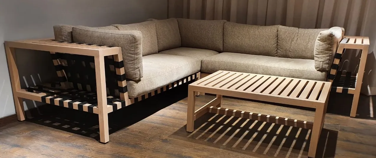 Hoopoe Outdoor L-shaped sofa 0
