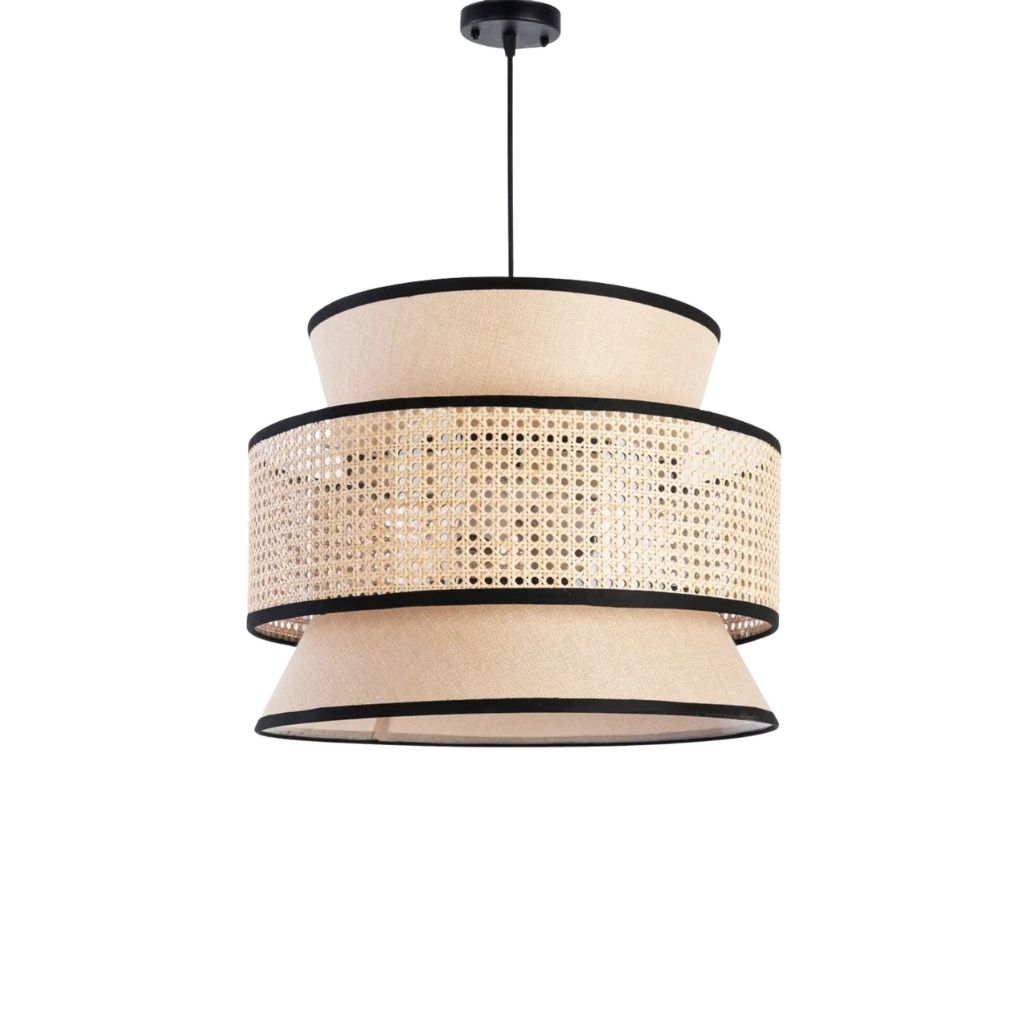 boho rattan pendant lamp BL19