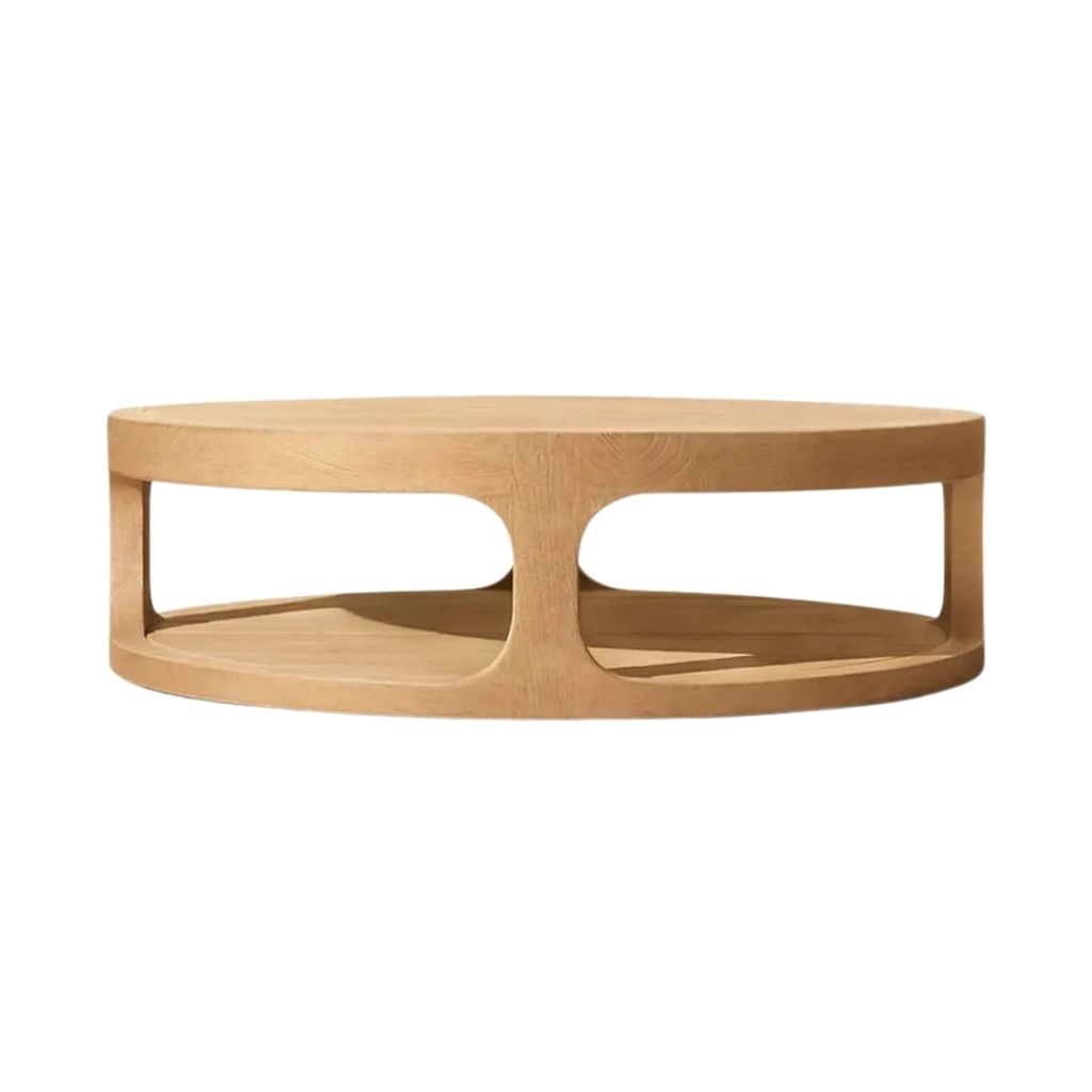 Wood Sense Round Coffee Table - Swedish Wood 1