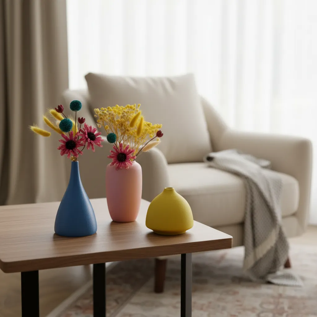 Decorative Modern Ceramic Set Vase 1