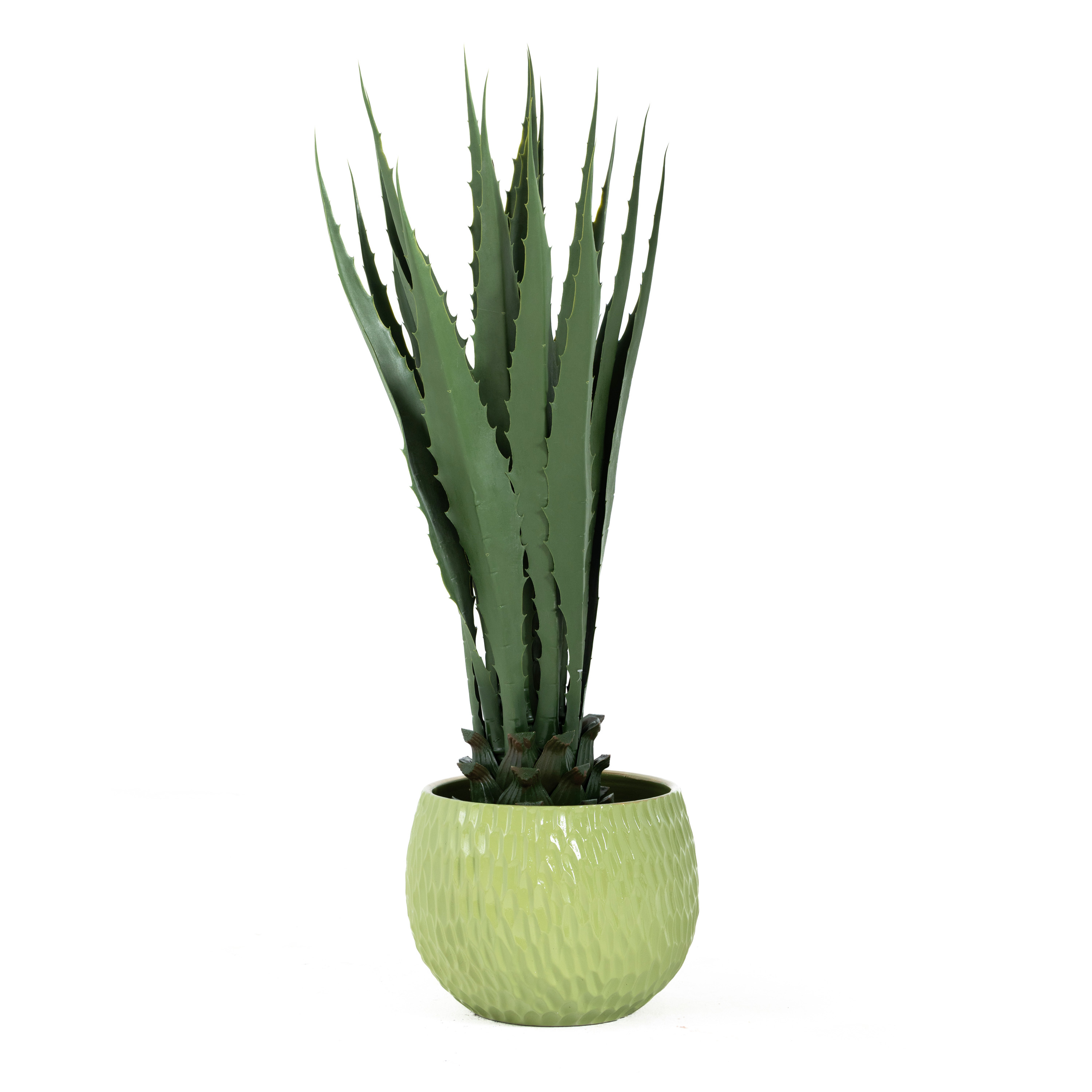 Artificial Green Snake Plant 2