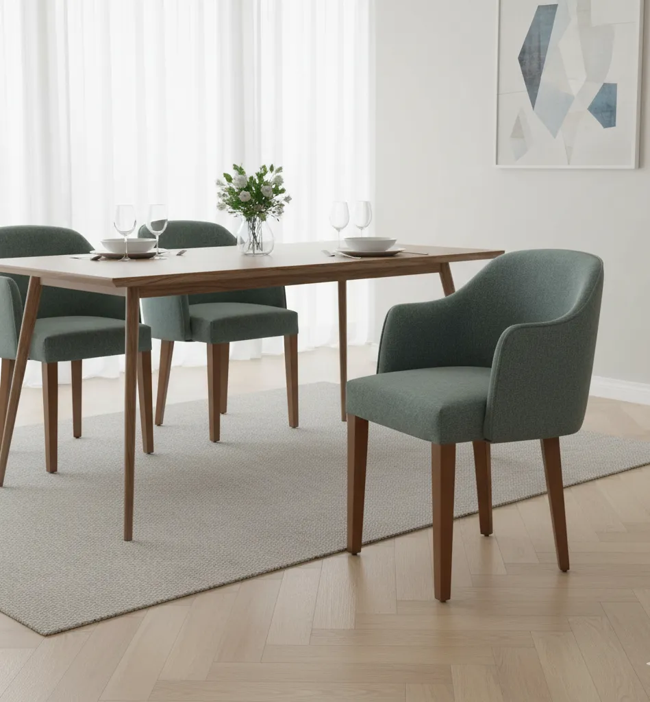 Glimmer Dining Chair - Plush Upholstery 4