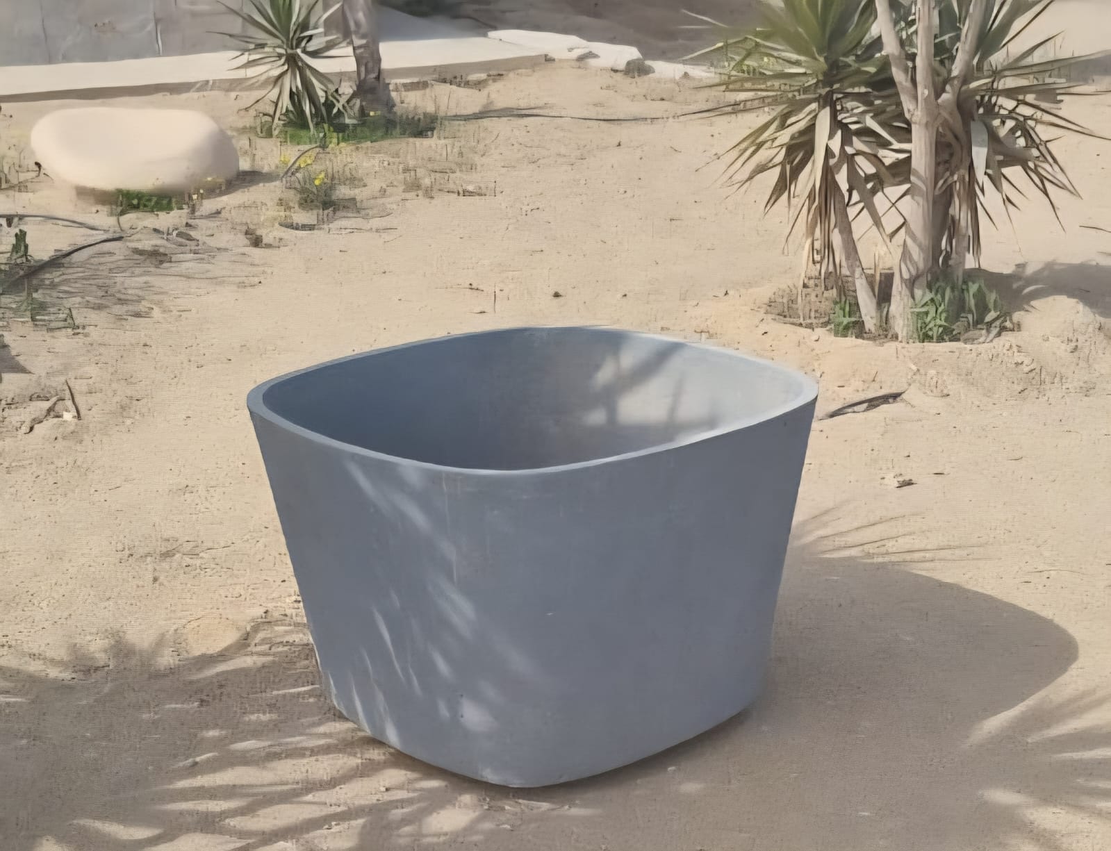 Big Concrete Plant Pot 2