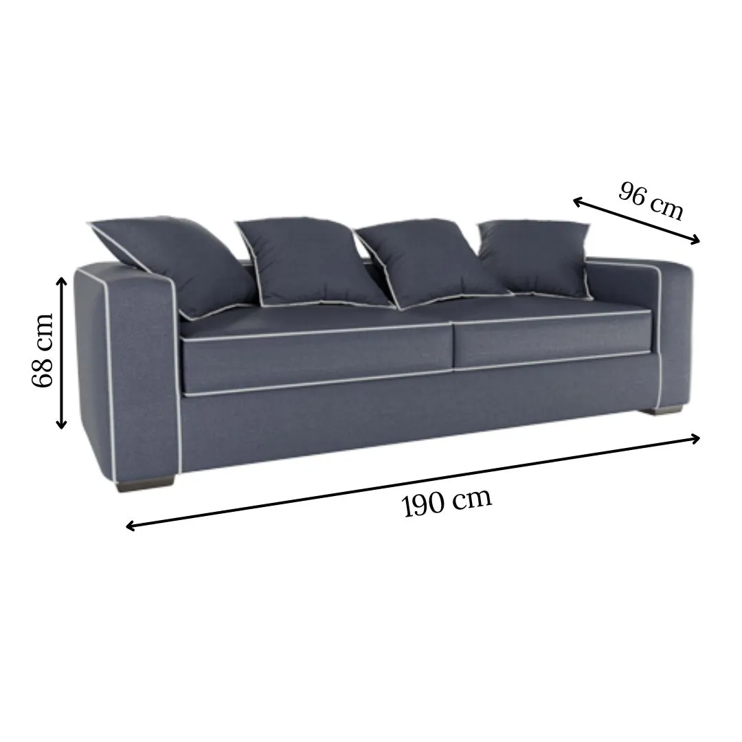 Casual Comfort Sofa – Plush Cushions & Solid Beechwood Frame 2